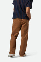 Men's Broadway E-Waist Relaxed Pant in the color Washed Copper - Men's Back View
