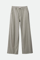 Brixton Women's Victory Full Length Wide Leg Pant - Sea Kelp Stripe | Profile