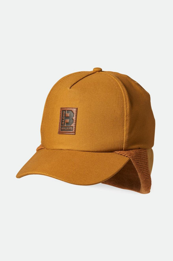 Brixton Builders Ear Flap Cap - Golden Brown