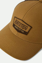 Unisex Regal Netplus Trucker Hat in the color Dark Khaki/Coffee - Additional Laydown image