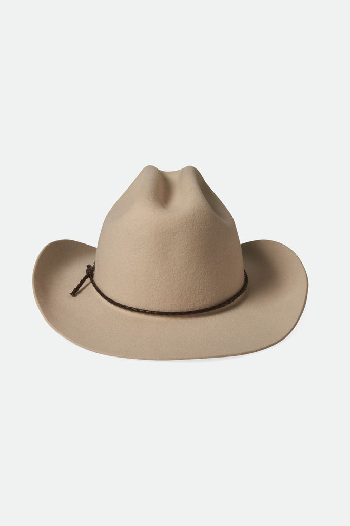 Brixton Unisex Range Cowboy Hat - Dove | Back
