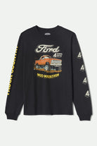 Men's Ford Mud Marathon L/S Standard T-Shirt in the color Burnt Rubber - Front Product View
