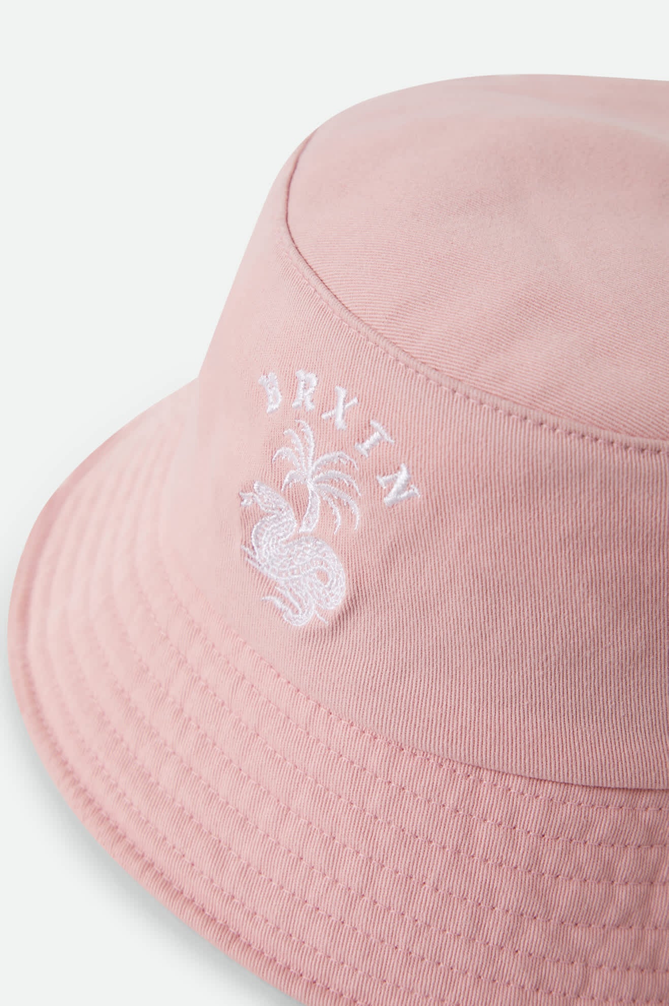 Unisex Serpent Packable Bucket Hat in the color Chalk Pink - Additional Laydown image