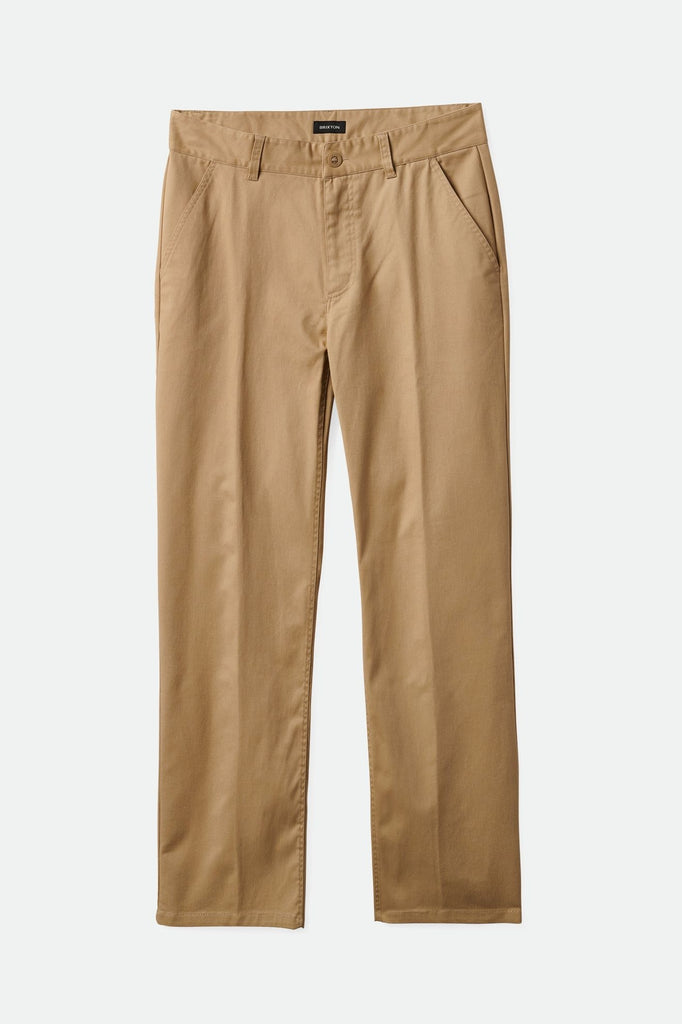 Brixton Men's Choice Chino Relaxed Pant - Sand | Profile