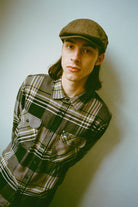 Unisex Hooligan Flat Cap in the color Brown/Khaki - Men's Lifestyle 2.0