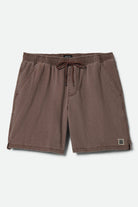 Men's Everyday Vintage Wash Short in the color Chocolate - Front Product View