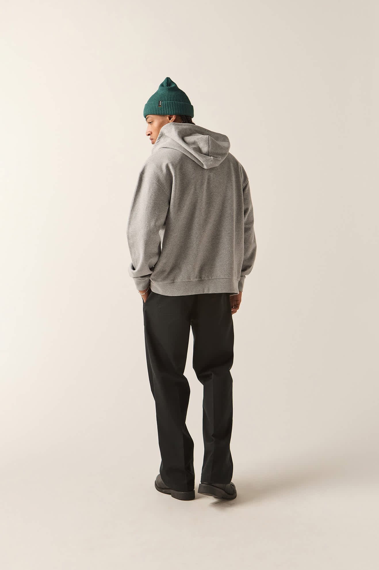 Men's Motorized Full Zip in the color Heather Grey - Additional Fit image