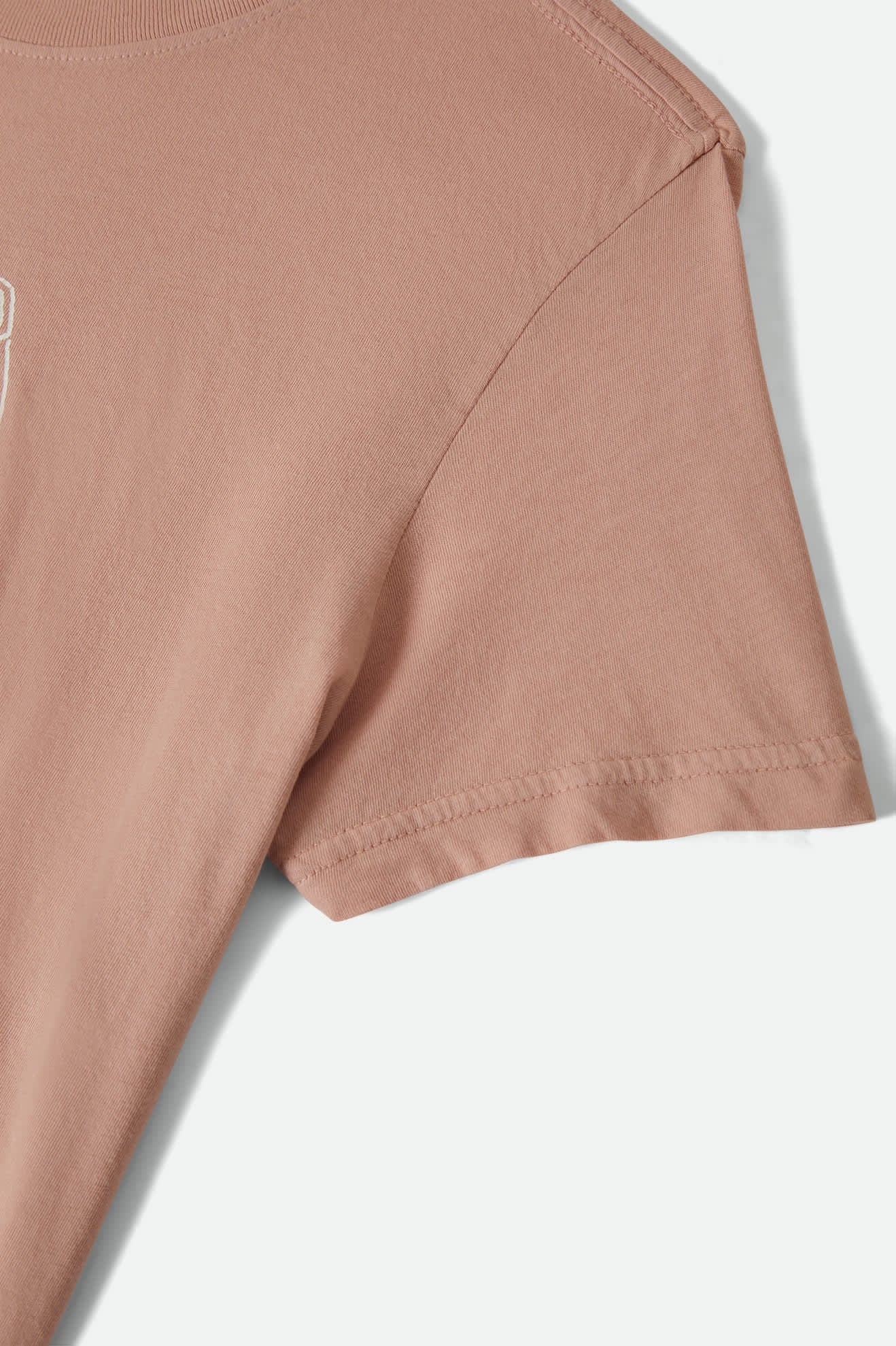 Women's Pony Club Slim Crew T-Shirt in the color Silver Pink - Additional Laydown image