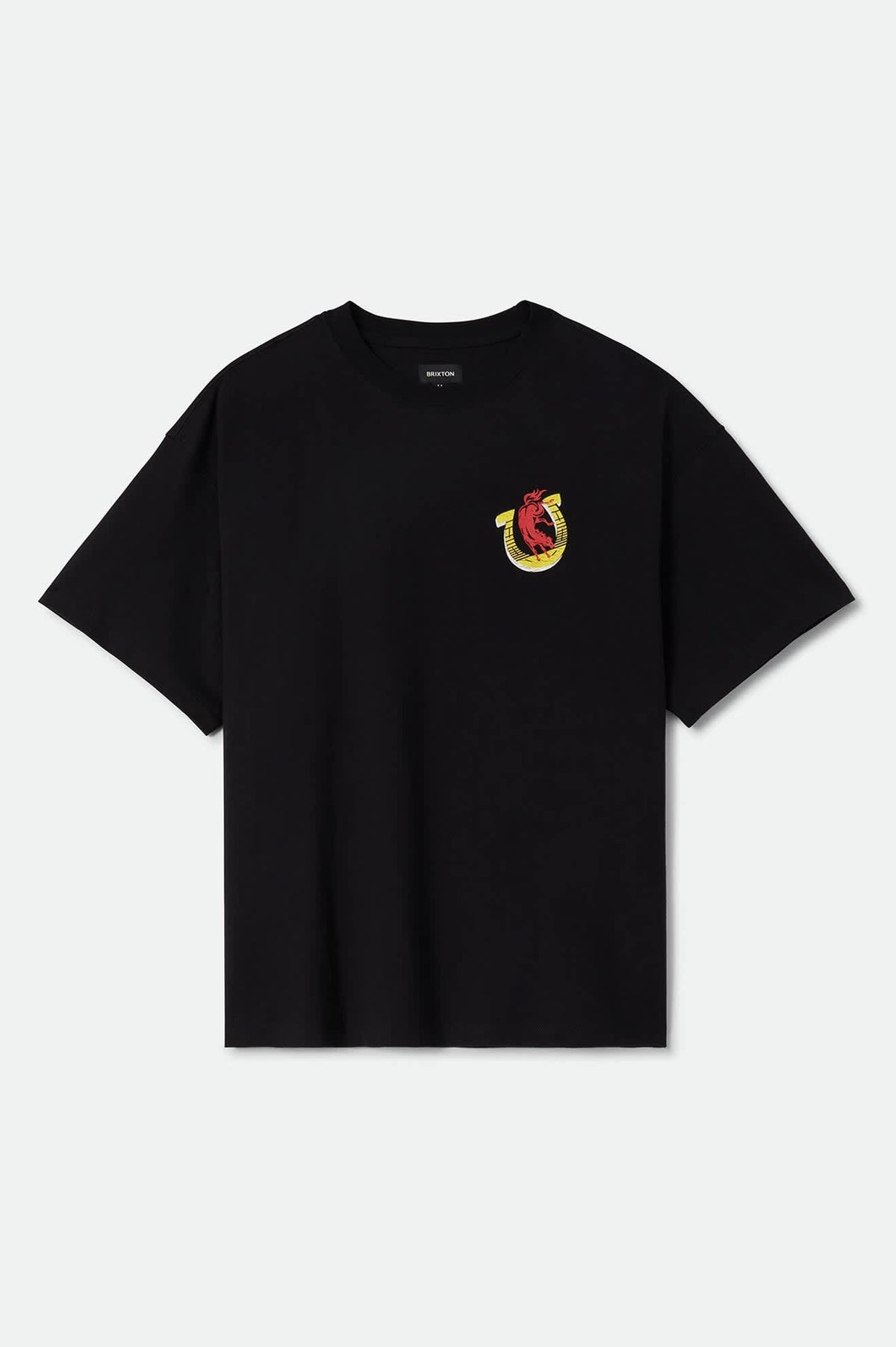 Men's Colt 45 Everytime Short Sleeve Oversized T-Shirt in the color Black - Front Product Laydown Image