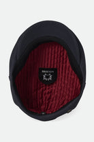 Brixton Unisex Hooligan Flat Cap - Washed Navy | Extra Shot 2