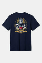 Brixton Men's Coors Start Your Legacy Mountain T-Shirt - Navy | Back