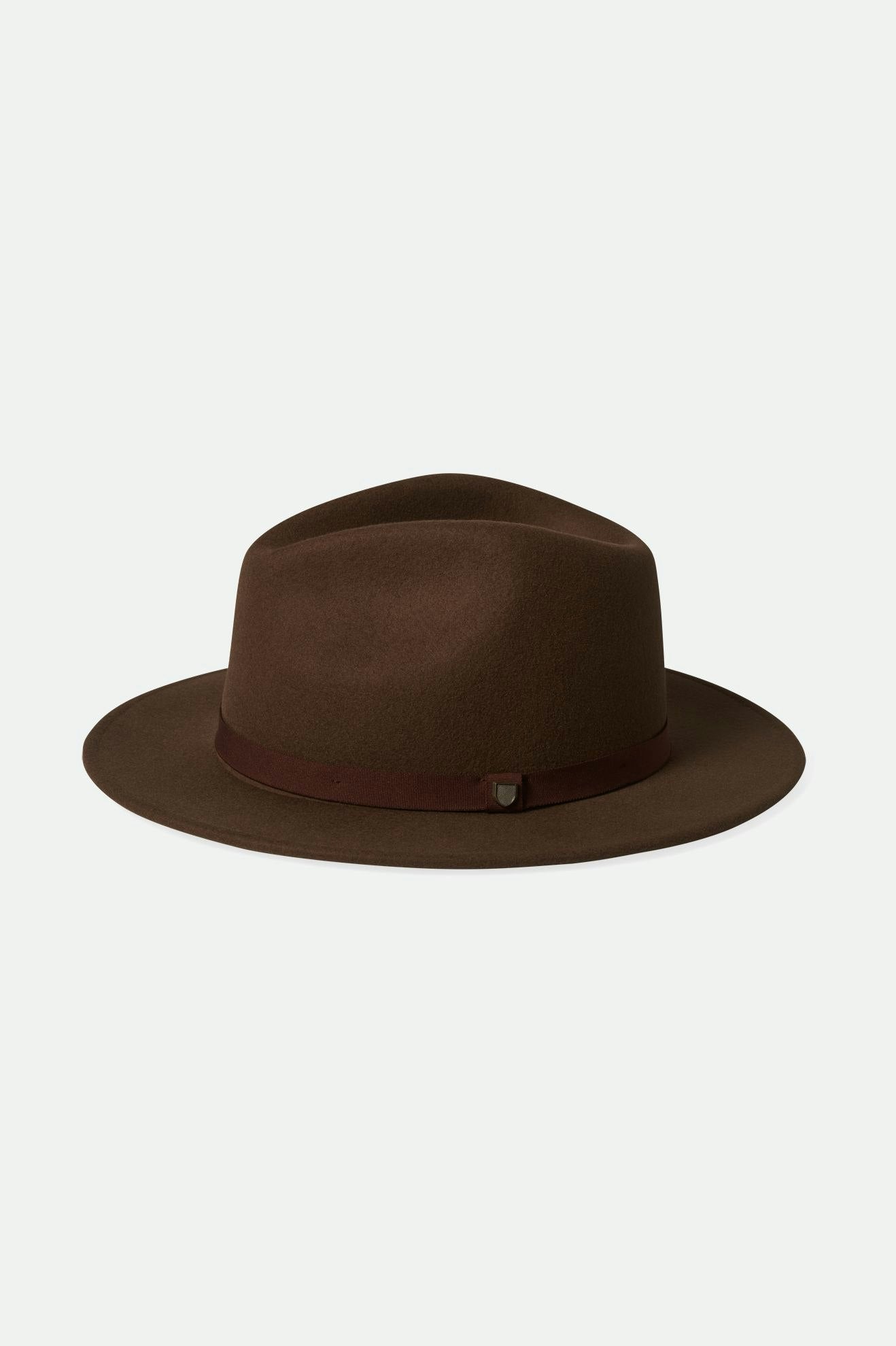 Brixton Unisex Messer Packable Fedora - Dark Earth | Extra Shot