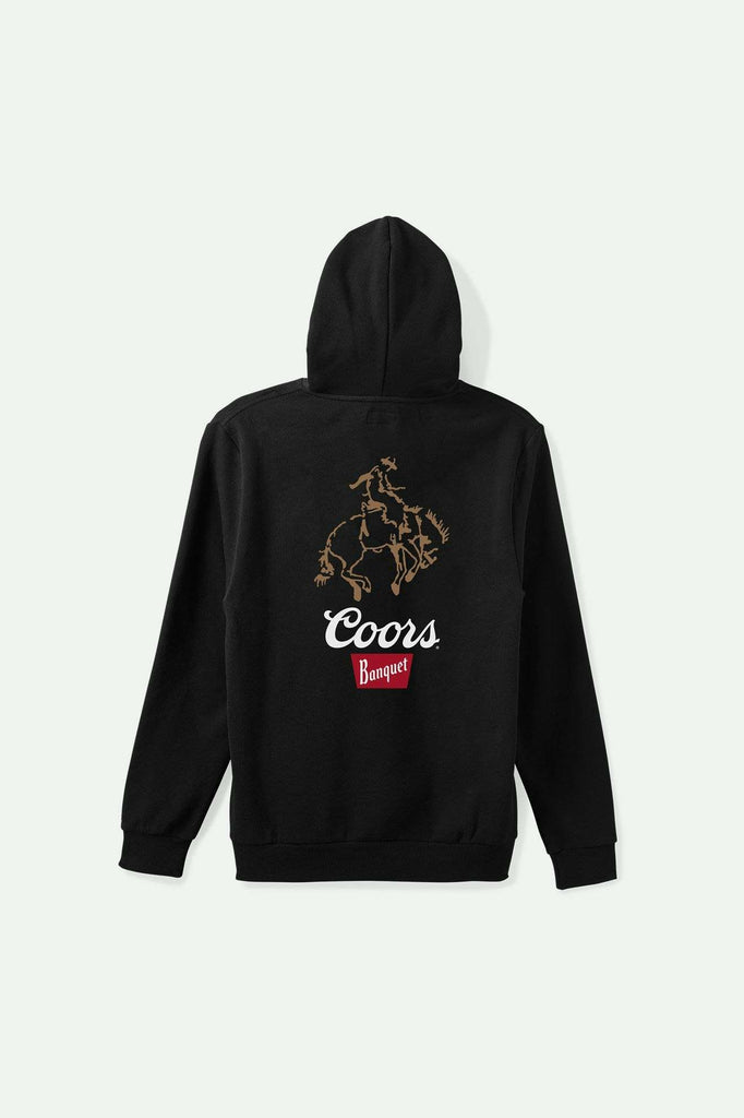 Back Laydown Image for Coors Colt Hoodie - Black