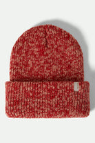 Women's Cozy Women's Beanie in the color Mellow Rose/Adrenaline Rush - Front Product View