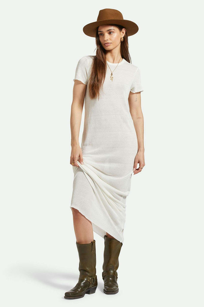 Women's Lifestyle 1 | Sheer Knit Dress - Off White