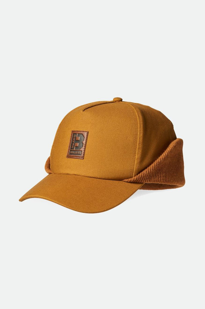 Brixton Builders Ear Flap Cap - Golden Brown