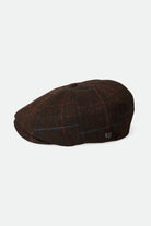 Brixton Unisex Brood Newsboy Cap - Brown/Black/Mars Red | Extra Shot