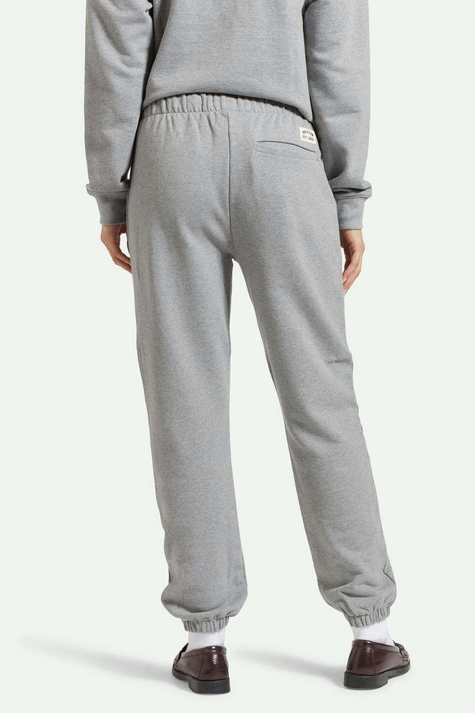 Back Fit Image | Cross Loop French Terry Sweatpant - Heather Grey