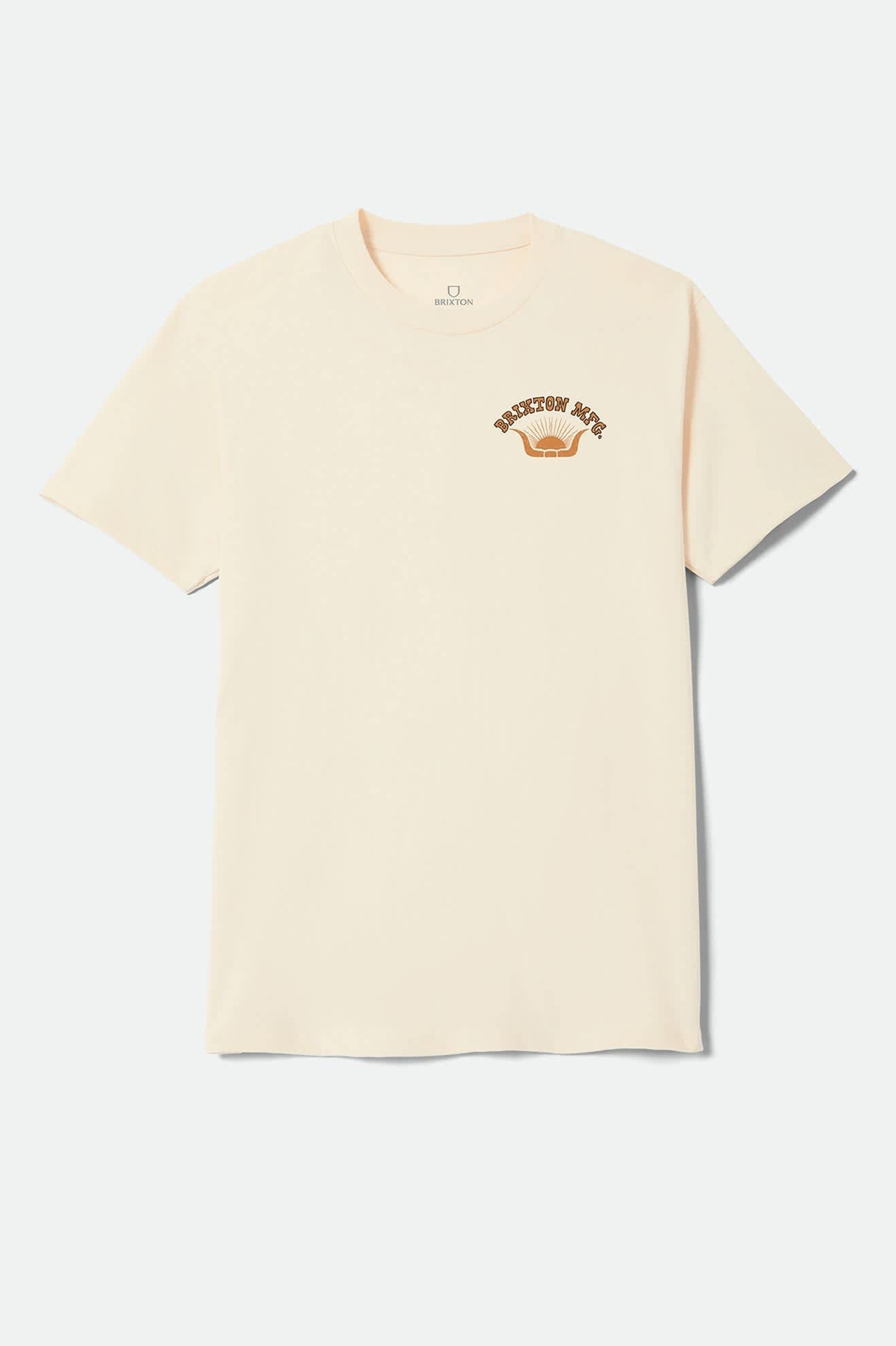 Men's Stirrup Standard T-Shirt in the color Cream - Front Product Laydown Image