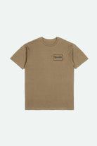 Brixton Men's Grade S/S Standard T-Shirt - Tiger's Eye/Washed Navy/Brown | Main