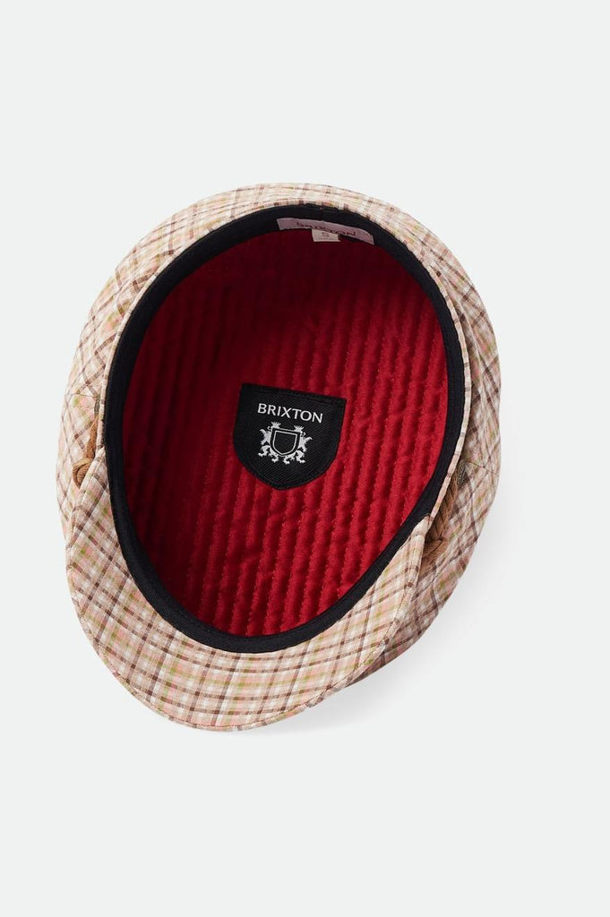 Brixton Fiddler Fisherman Cap - Sand Plaid