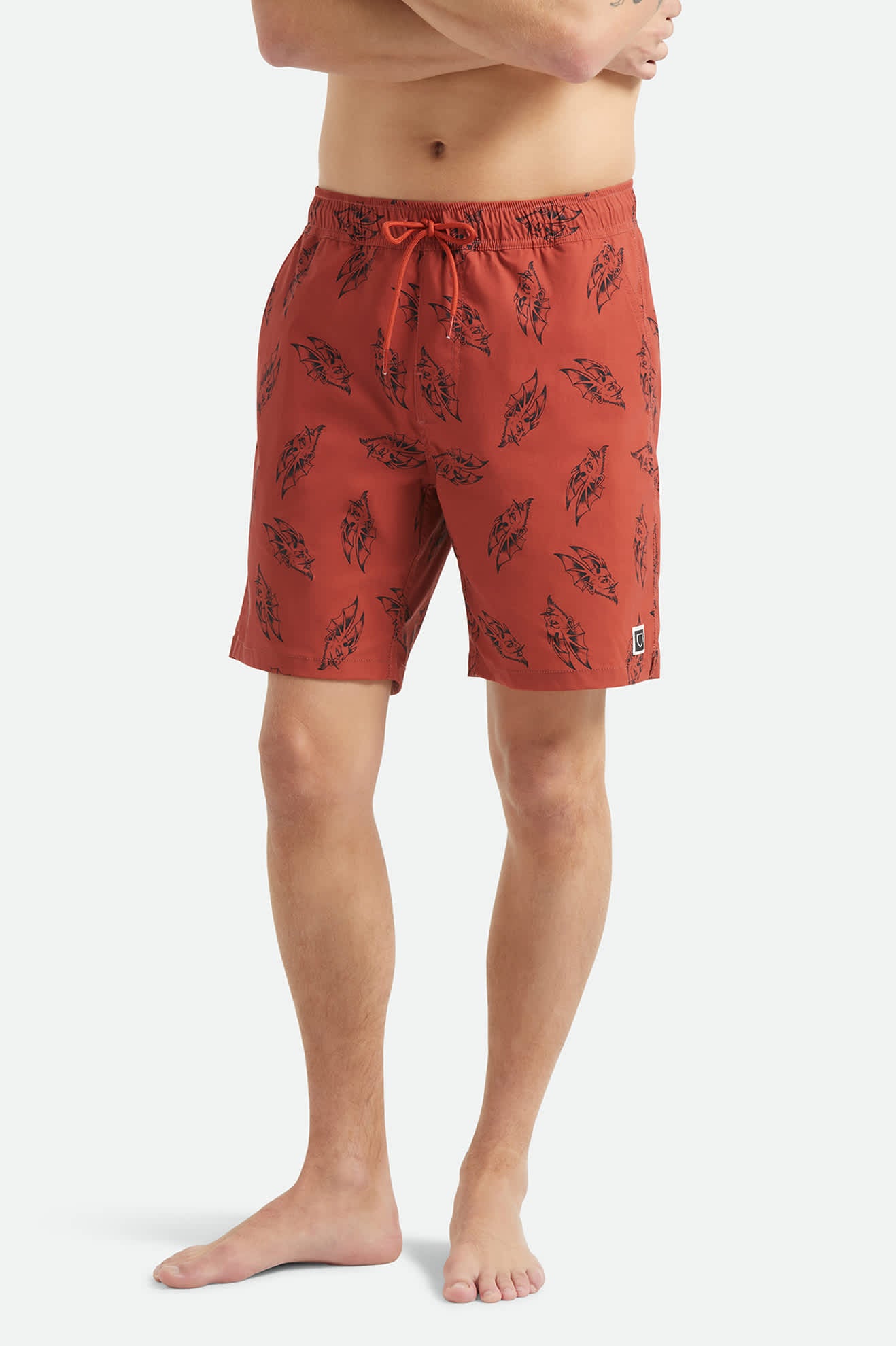 Men's Everyday Stretch Hybrid Short 7" in the color Amber Terrain - Men's Front View