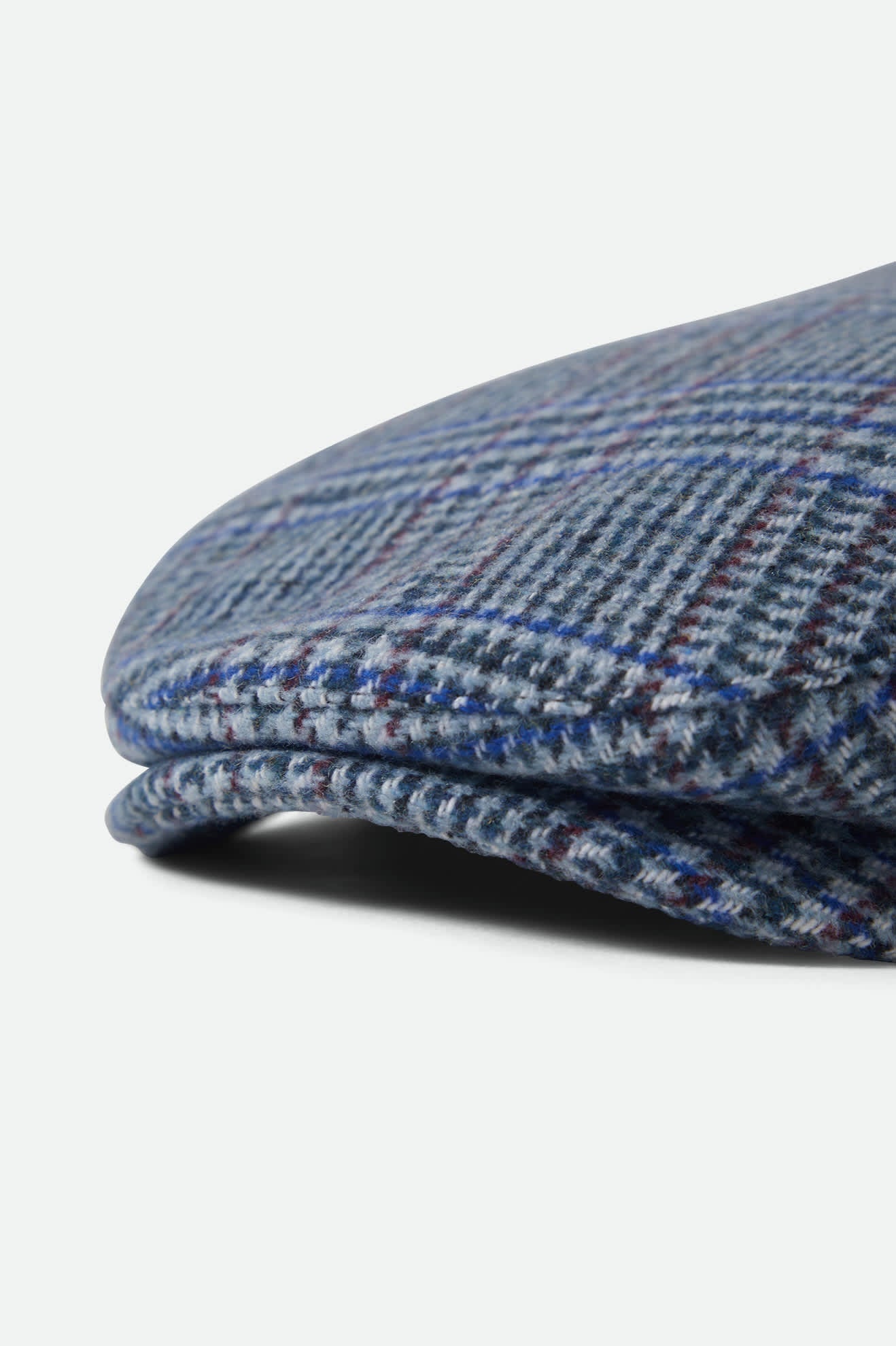 Unisex Hooligan Flat Cap in the color Celadon Green/Royal Plaid - Additional Laydown image