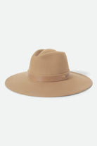 Women's Eleanor Felt Packable Hat in the color Tan/Tan - Front Product View