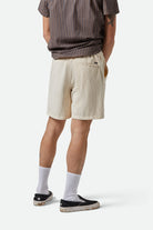 Men's Everyday Corduroy Short in the color Whitecap - Men's Back View