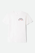 Men's Vanguard Short Sleeve Standard T-Shirt in the color White - Front Product Laydown Image
