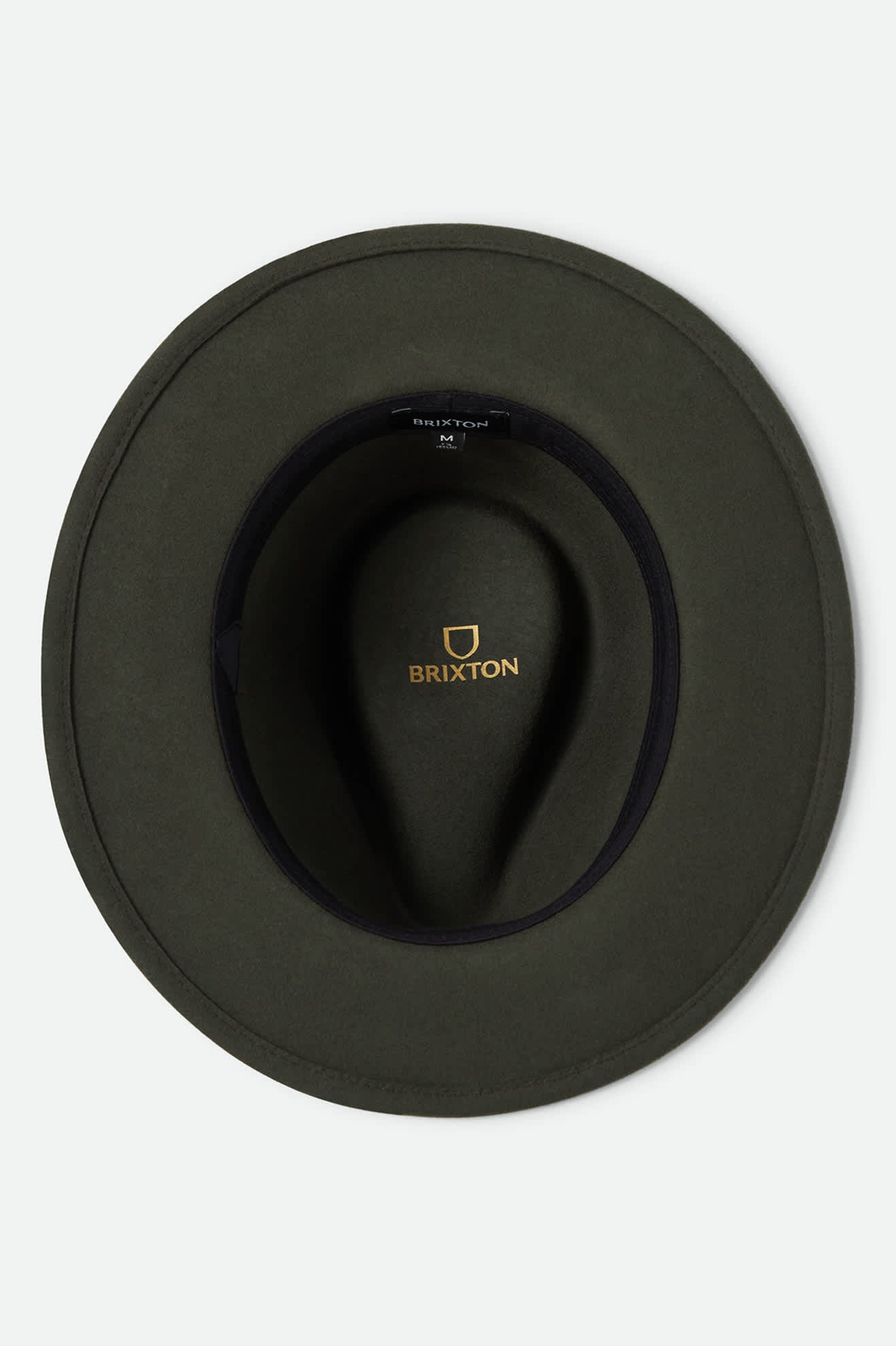 Unisex Messer Fedora in the color Ivy/Light Brown - Additional Laydown image