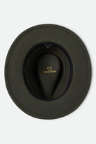 Unisex Messer Fedora in the color Ivy/Light Brown - Additional Laydown image