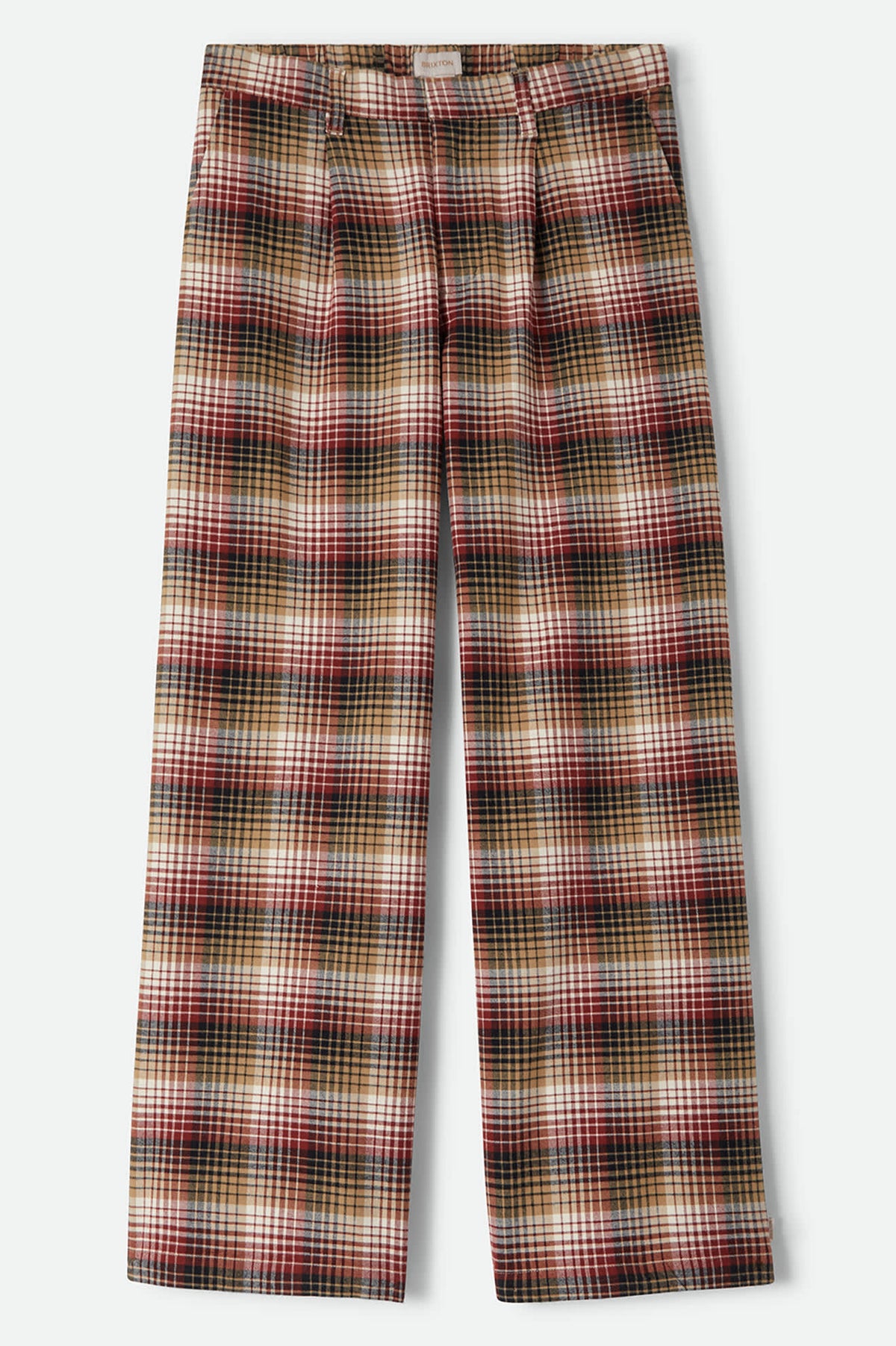 Women's Service Trouser Pant in the color Plaid Mash Up - Front Product Laydown Image
