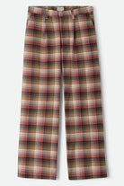Women's Service Trouser Pant in the color Plaid Mash Up - Front Product Laydown Image