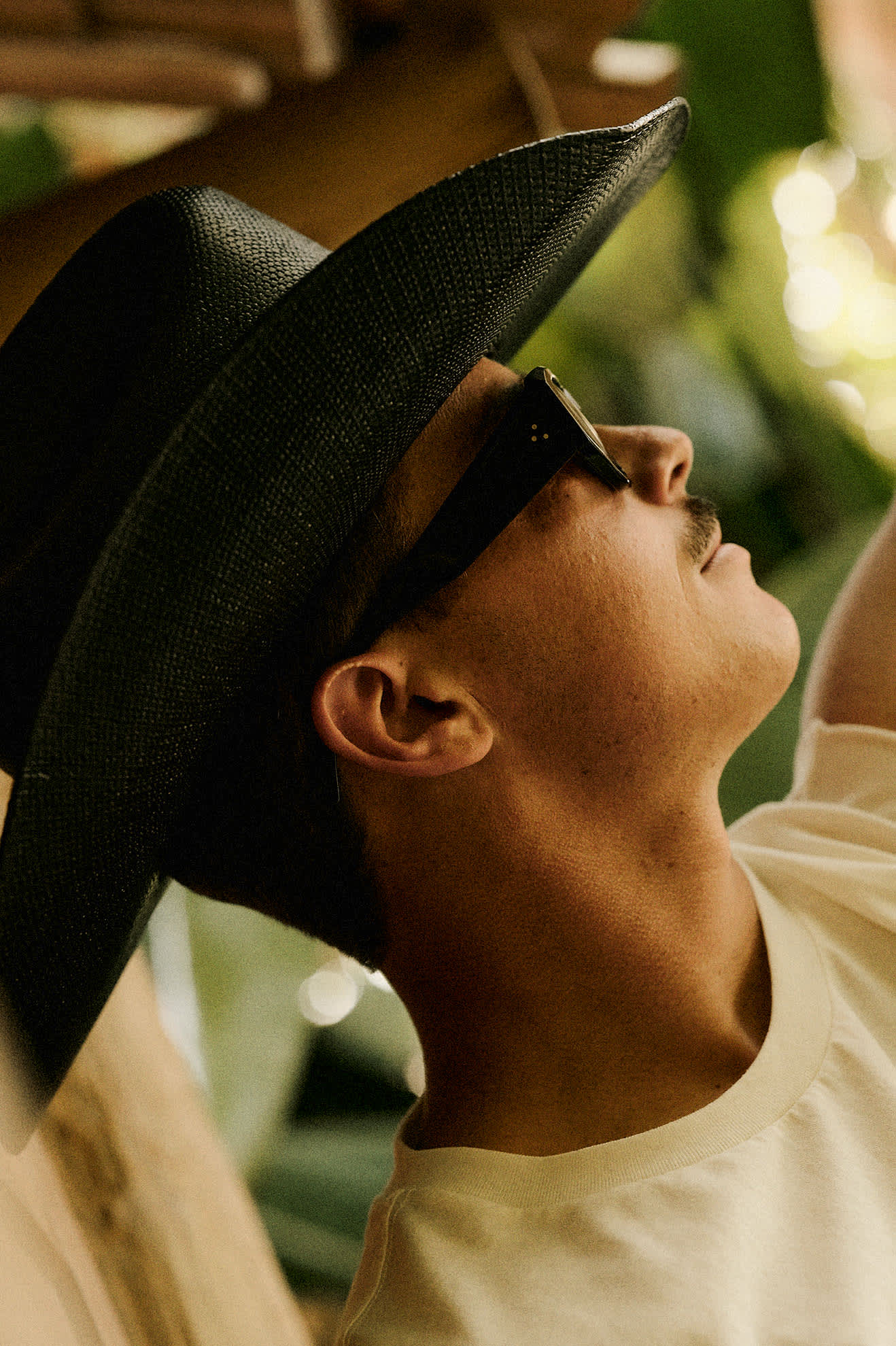Unisex Laredo Straw Cowboy Hat in the color Black - Men's Lifestyle 3.0