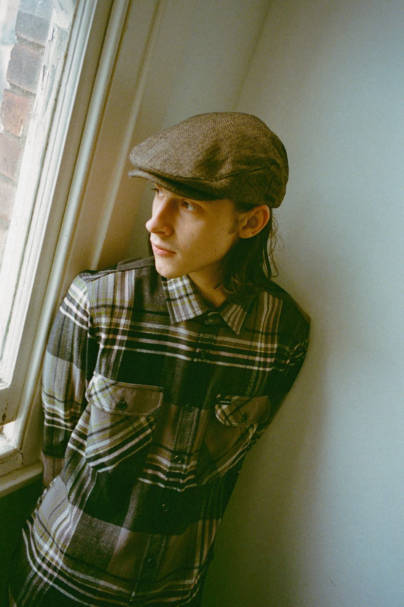 Unisex Hooligan Flat Cap in the color Brown/Khaki - Men's Lifestyle 3.0