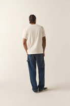 Men's Builders Carpenter Pant in the color Dark Denim - Additional Fit image