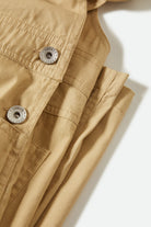 Women's Utility Overall in the color Pale Khaki - Additional Laydown image