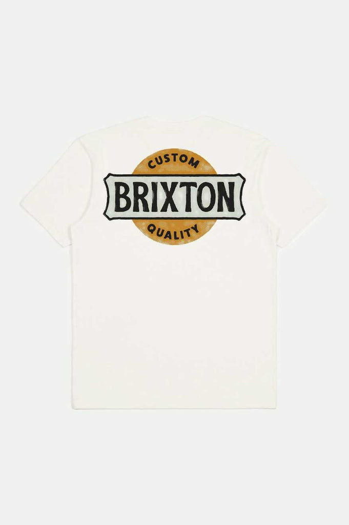 Brixton Men's Wendall S/S Tailored T-Shirt - White | Back