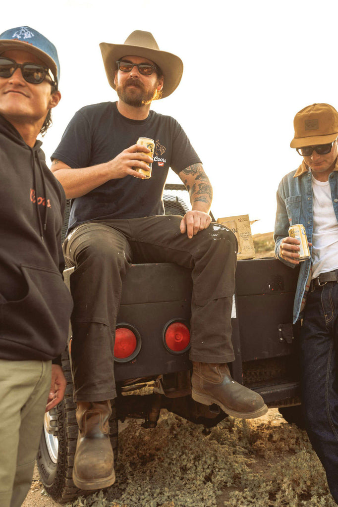 Brixton Unisex Coors Luck Cowboy Hat - Sand | Lifestyle 1