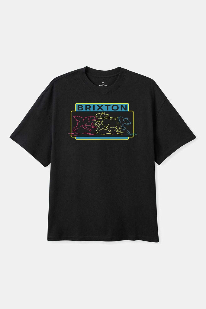 Brixton Neon Pack S/S Standard T-Shirt - Black