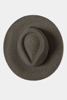 Women's Carolina Straw Packable Travel Hat in the color Black/Natural - Additional Laydown image