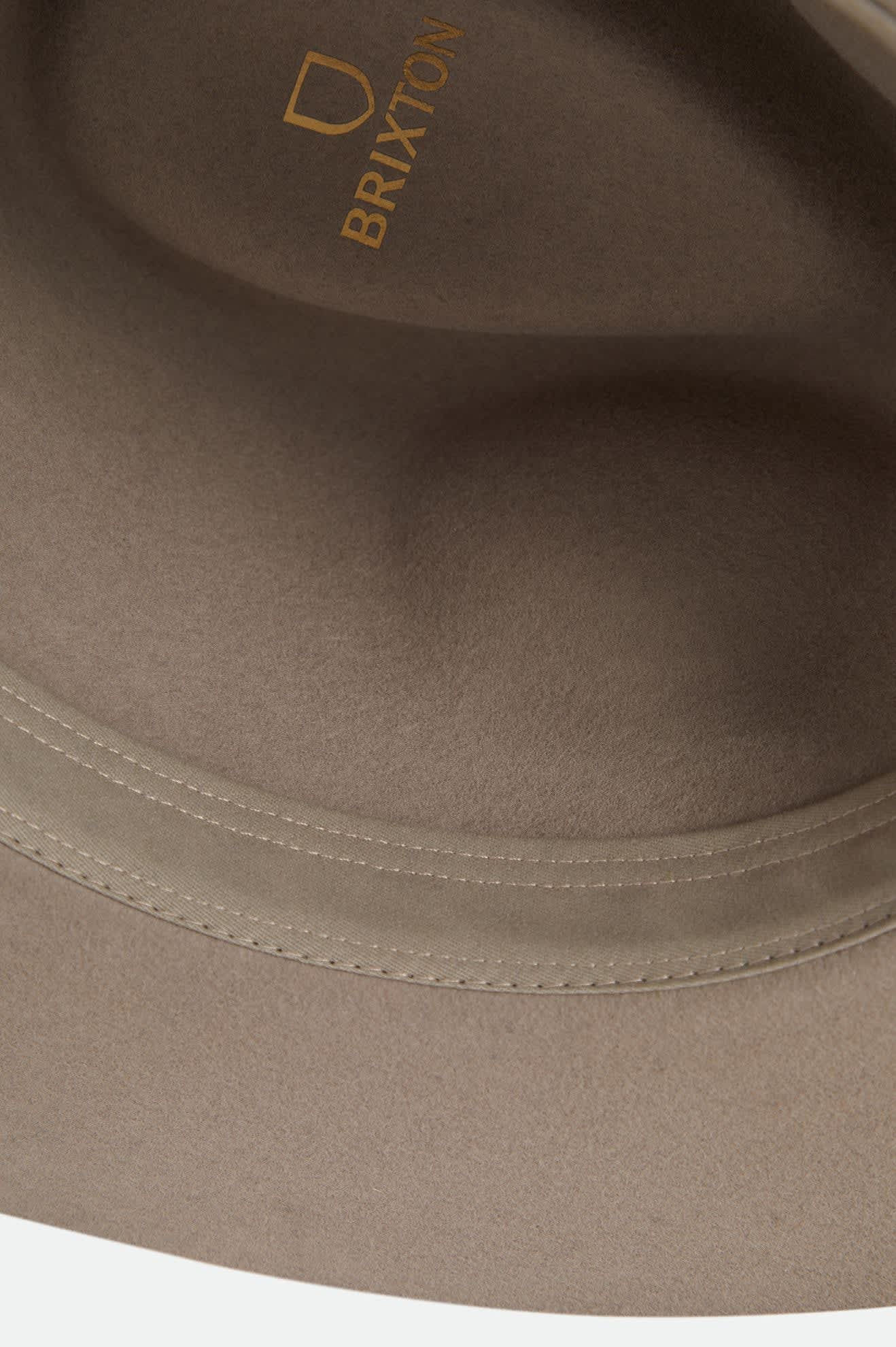 Unisex Messer Fedora in the color Timeless Taupe - Additional Laydown image