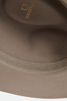 Unisex Messer Fedora in the color Timeless Taupe - Additional Laydown image