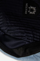Unisex Brood Newsboy Cap in the color Light Indigo Wash - Additional Laydown image