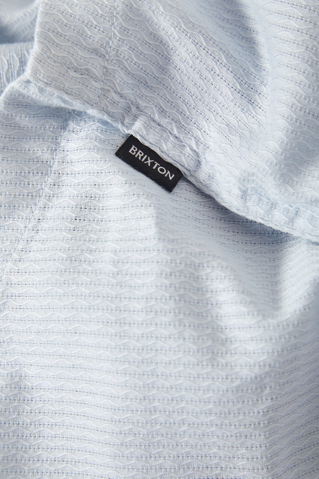 Men's The Vintage Short Sleeve Shirt in the color Blue Aura - Additional Laydown image