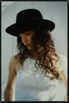 Unisex Messer Packable Fedora in the color Black/Black - Additional Fit image