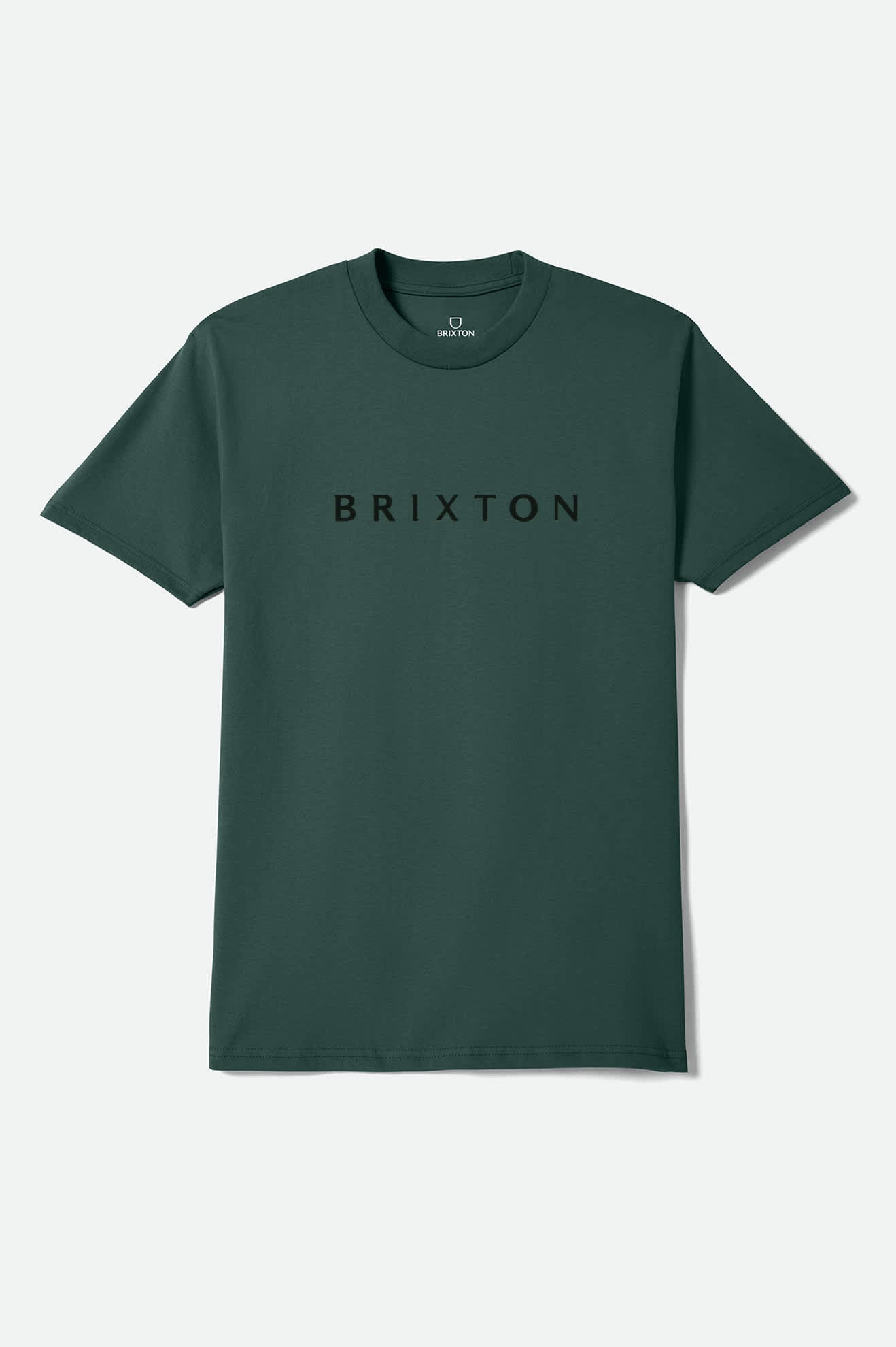 Men's Alpha Line Standard T-Shirt in the color Forest Green - Front Product Laydown Image
