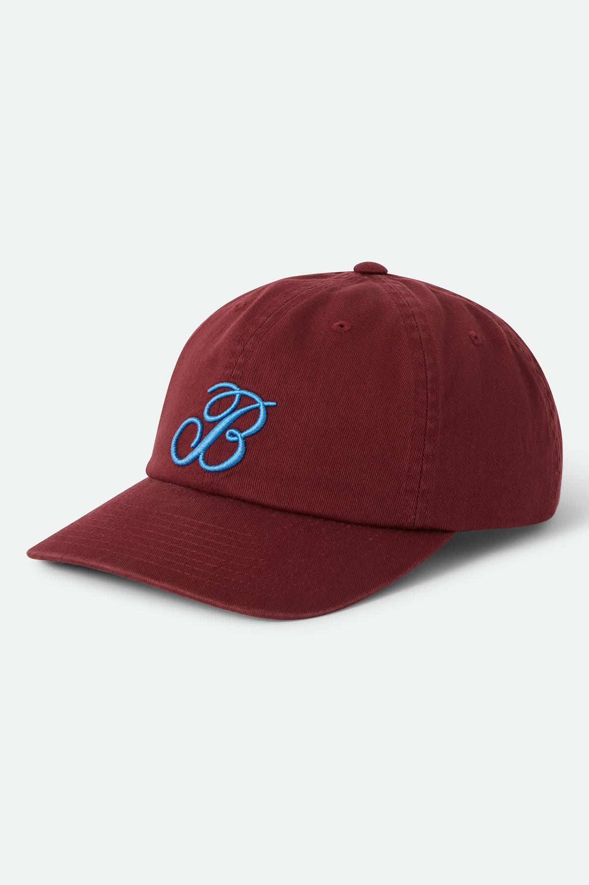 Women's Le B Adjustable Hat in the color Dark Brick - Front Product Laydown Image