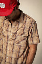 Men's Wayne Western S/S Shirt in the color Western Plaid - Additional Fit image